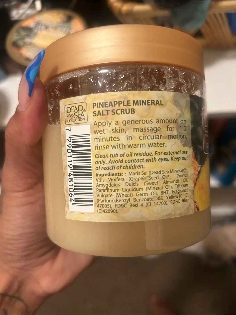 Pineapple Mineral Salt Scrub - Brighten & Refresh